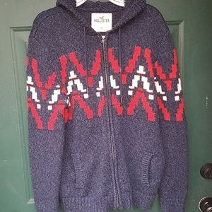 Hollister Hooded Cardigan w/ Zipper